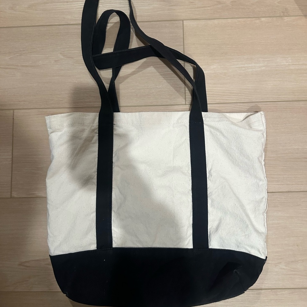 Black and White Tote Bag - Picture 3 of 3
